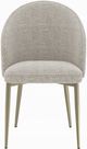 ACME Furniture Cora 2-Piece Champagne/Gray Upholstered Dining Side Chair Set-3