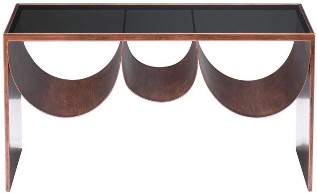 Zuo® Modern Aveiro Black/Copper Coffee Table-2