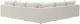 Jackson Furniture Ritzy 5-Piece Bone Sectional-3