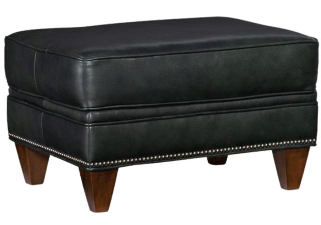 Bradington-Young Customizable Reddish Ottoman-0