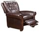 Fornirama 420 Dark Brown Recliner-0