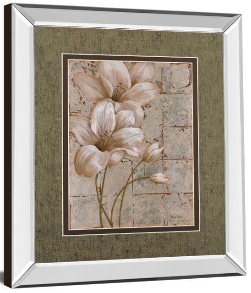 Classy Living Vivian Flasch Lilies On Silver I Wall Art-2