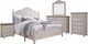 Liberty Furniture Farmhouse Reimagined 5-Piece Antique White/Chestnut King Poster Bed Set-0