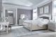 Signature Design by Ashley® Coralayne 3-Piece Silver California King Panel Bed Set-4