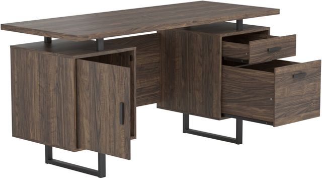 Coaster® Lawtey Weathered Grey Office Desk-3