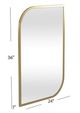 Bassett Mirror Motha Gold Wall Mirror-3