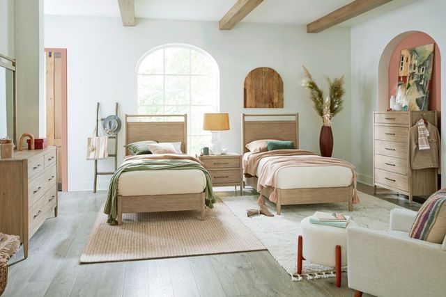 aspenhome® Shiloh Champagne Youth Full Panel Bed-1