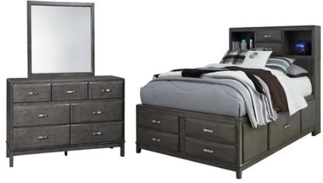 Signature Design by Ashley® Caitbrook 3-Piece Gray Full Storage Bed Set-0