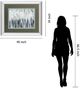 Classy LivingKaren Lorena Parker Silver Rain Mirror Framed Wall Art-2