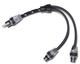 Rockford Fosgate® Premium Y-Adapter 1 Male To 2 Female-0