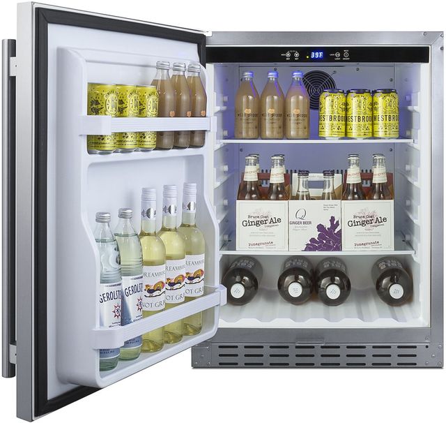 Summit® 4.2 Cu. Ft. Stainless Steel Outdoor Under The Counter Refrigerator-3