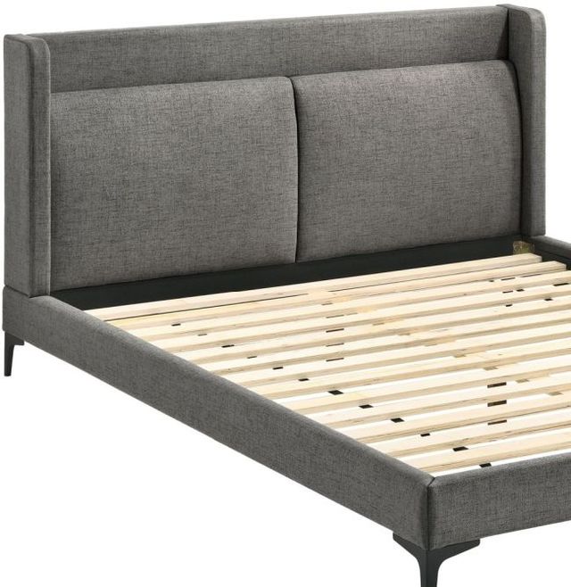 Armen Living Legend Gray Queen Platform Bed-2