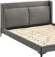 Armen Living Legend Gray Queen Platform Simple Bed-2