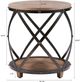 Olliix by Madison Park Antique Bronze Cirque Bent Metal Accent Table-1
