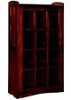 Fusion Designs Customizable Bungalow Mission Single Door Bookcase-0