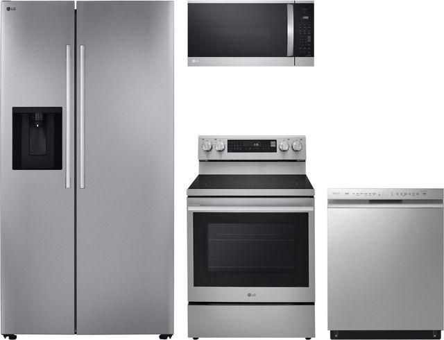 LG 4 Piece Stainless Steel Electric Kitchen Package-0