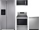 LG 4 Piece Stainless Steel Electric Kitchen Package-0