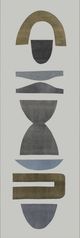 Classy Living Rob Delamater Neutral Totems VI 42"W Wall Art-1