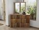 International Furniture Direct Balam Stained Brown Dresser-1