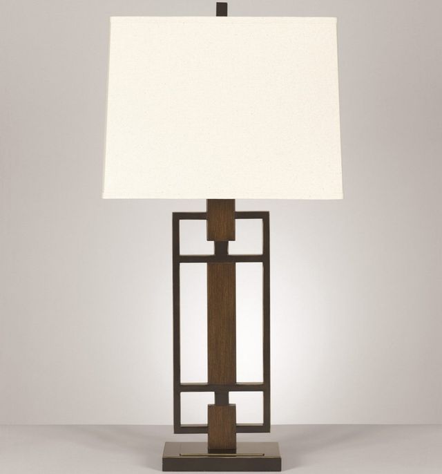 Signature Design by Ashley® Omaris 2-Piece Bronze Table Lamp-1