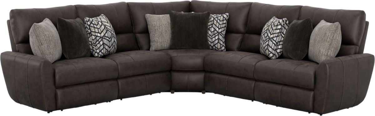 アールリバー Catnapper® Royster 3-Piece Sable Curved Power Reclining