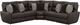 Catnapper® Royster 3-Piece Sable Curved Power Reclining Sectional-0