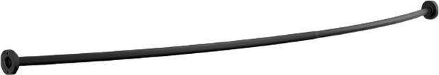 PEERLESS® Matte Black Curved Shower Rod-0