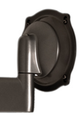 Chief® Medium Black Flat Panel Single Arm Wall Mount-1