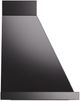Ilve® Nostalgie II Noblesse 40" Glossy Black Wall Mounted Range Hood with Chrome Trim-2