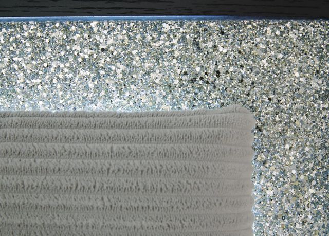 Signature Design by Ashley® Raechalla Black/Gray Queen Upholstered Panel Headboard-3