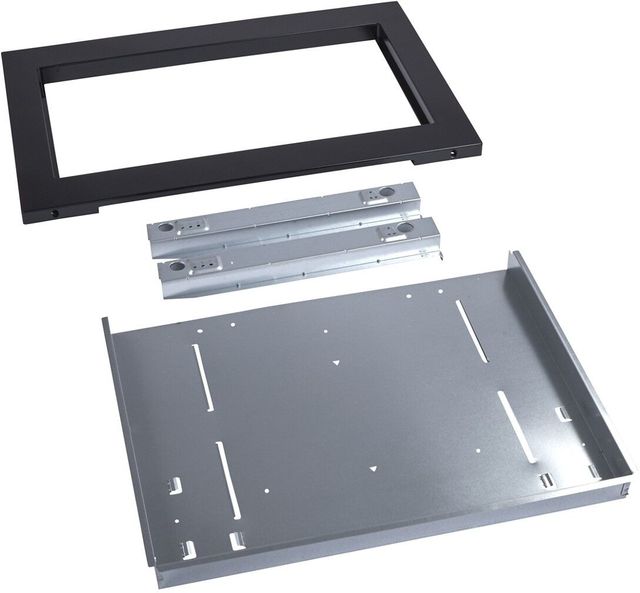 KitchenAid® 30" Black Built In Microwave Trim Kit-0