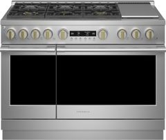 Monogram® Statement Collection 48" Stainless Steel Pro Style Slide In Dual Fuel Natural Gas Range