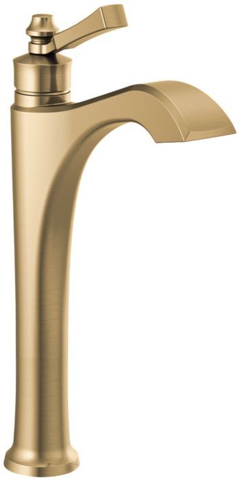 Delta Dorval® Champagne Bronze Single Handle Vessel Bathroom Faucet-0