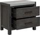 Magnussen Home® Plum Creek Ravenwood Black Drawer Nightstand-1