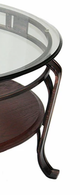 Forge Design Sevane Glass Top Coffee Table with Metal Legs-1