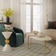 TOV Furniture Balhi White Side Table-3