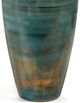Giftcraft Copper/Turquoise Glass Vase-1