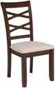 Coaster® Barton 5-Piece Dark Brown Round Wood Dining Table Set-4