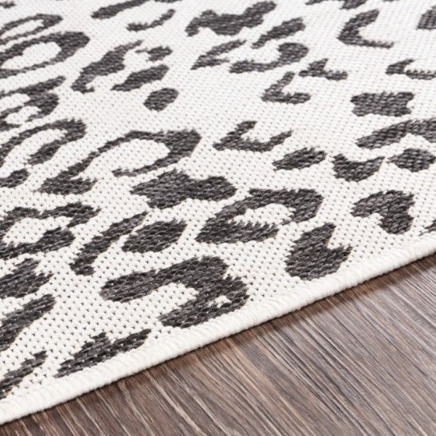 Surya Eagean Charcoal/Off-White 4'x6' Area Rug-4