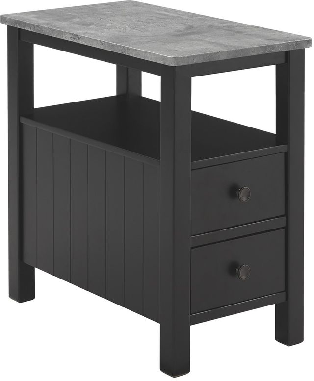 Signature Design by Ashley® Ezmonei 2-Piece Black/Gray Living Room Tables Set-2