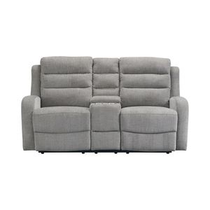 Avanti Power Reclining Console Loveseat with Power Headrests