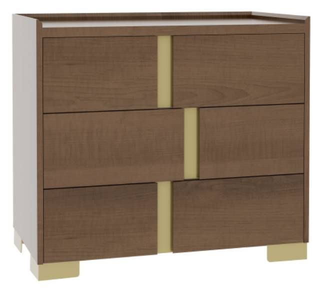 Country View Woodworking Verrado 36" Metal Legs Bedside Chest-0