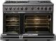 Viking® 7 Series 48" Damascus Gray Pro Style Dual Fuel Range with 12" Griddle-1