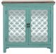 Liberty Furniture Kensington Turquoise/Worn Wood Accent Cabinet-0