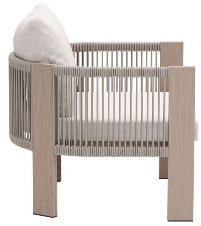 Zuo® Modern Rebel Beige/Brown Fabric Outdoor Accent Chair-2