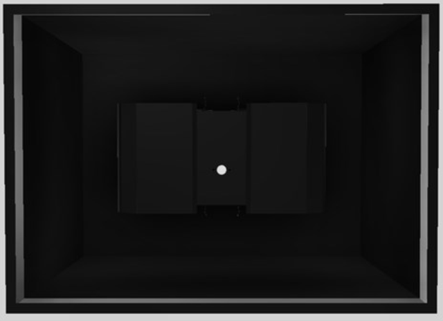 Vent-A-Hood® Designer Series 42" Black Island Range Hood-1
