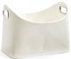 Giftcraft White Storage Basket with Handles-0