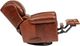 Smith Brothers Customizable 720 Leather Manual Swivel Glider Reclining Chair-1