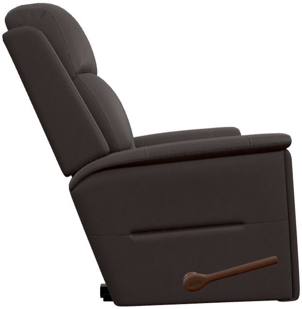 La-Z-Boy® Ace Chocolate Leather Manual Wall Recliner-3