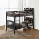 Furniture of America® Stutsman Stain Gray Twin/Twin Bunk Bed-1